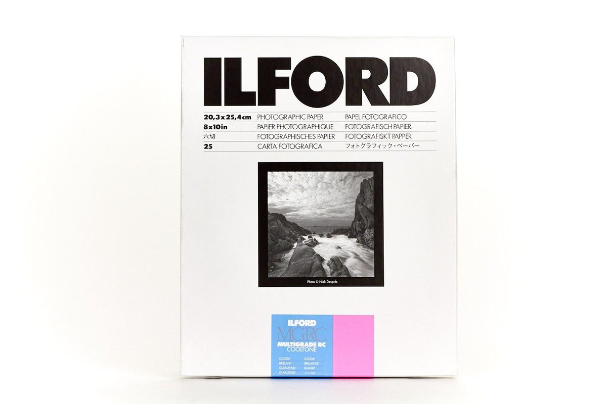 Ilford - Multigrade RC Cooltone Glossy, 8×10, 25 Sheets