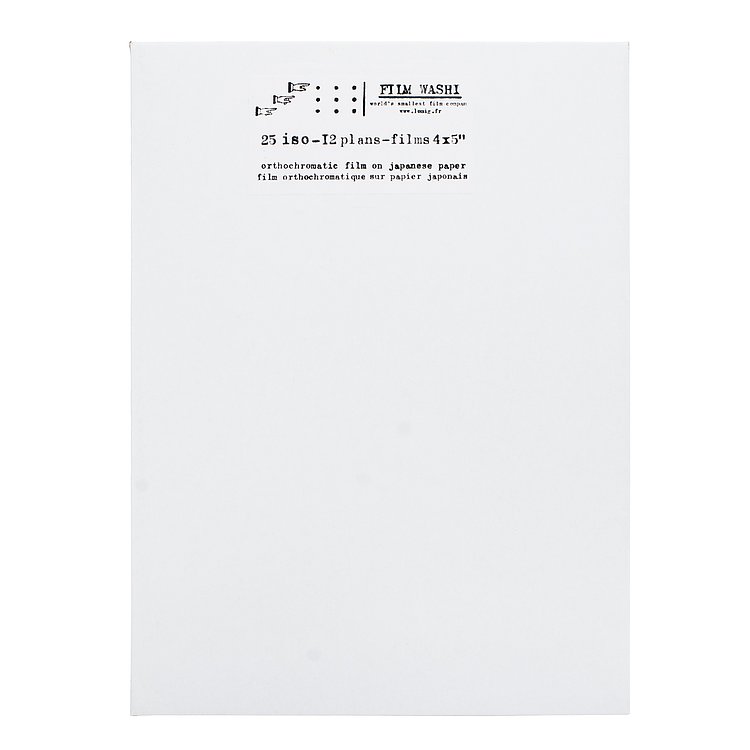 Film Washi "W" 25 | 4x5 - 12 Feuilles