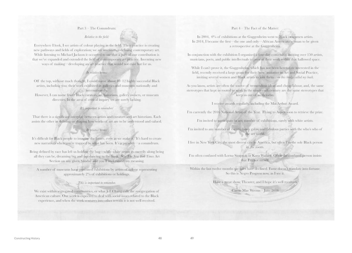 Carrie Mae Weems: Reflections for Now