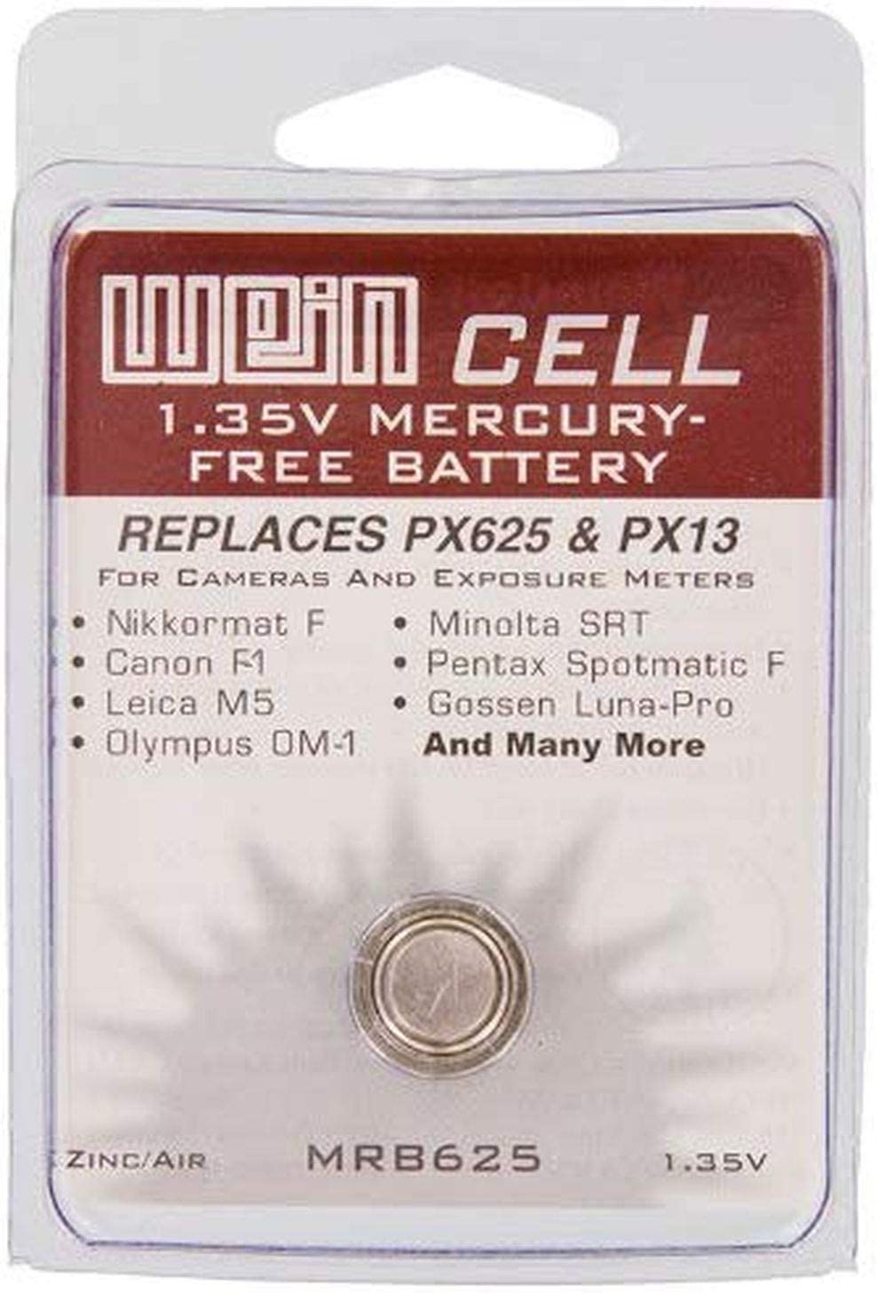 BATTERIE WEIN CELL MRB-625, REMPLACEMENT F/PX 625 