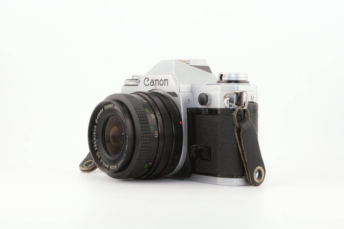 Canon AT-1 + Vivitar 28mm f/2.8