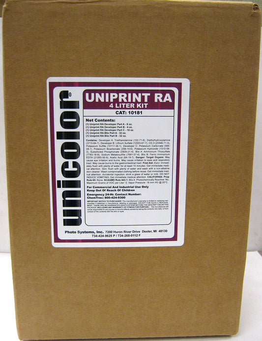 Unicolor Uniprint RA - 4 Liter kit - (RA-4 Process)