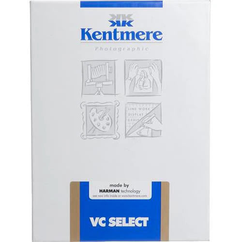 KENTMERE - RC VC SELECT GLOSSY PAPER 5X7, 25 SHEETS