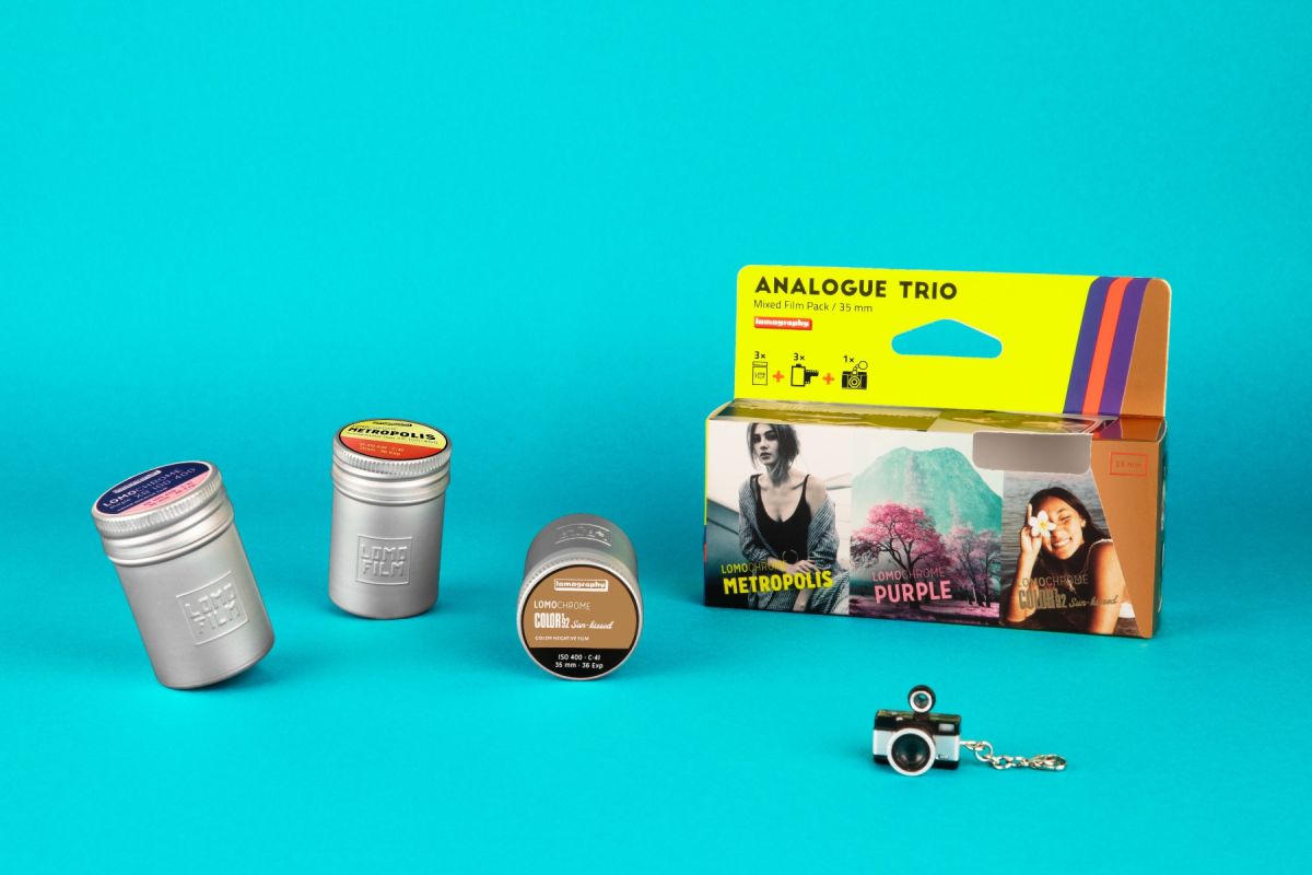 NEW Lomography Analog Trio (metropolis-purple-SunKissed) | 135-36