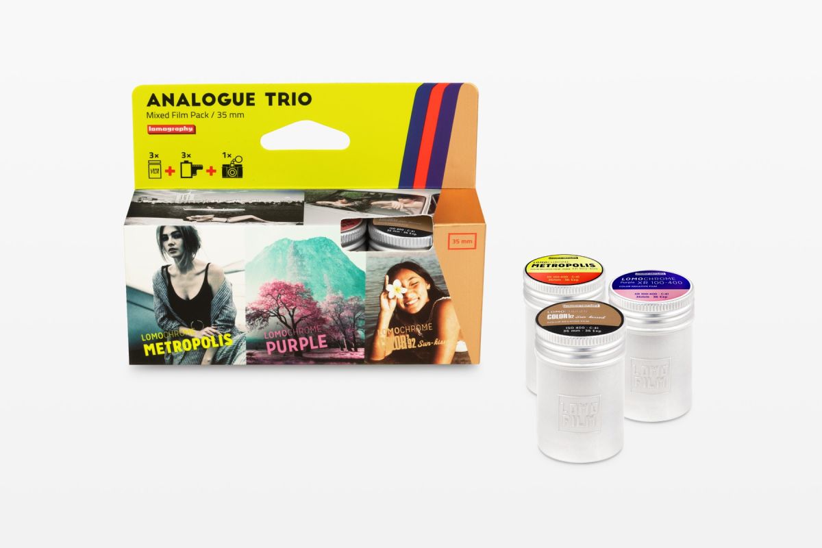 NEW Lomography Analog Trio (metropolis-purple-SunKissed) | 135-36