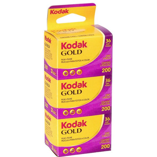 Kodak Gold 200 | 35mm - 36 Exposures - 3 pack
